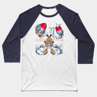 Metal Beetle Baseball T-Shirt